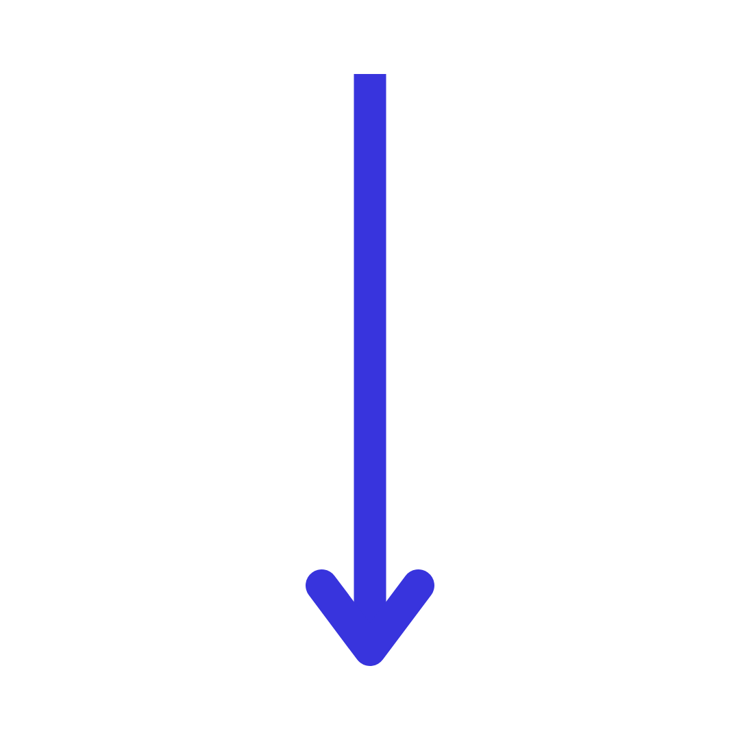 flecha icono azul